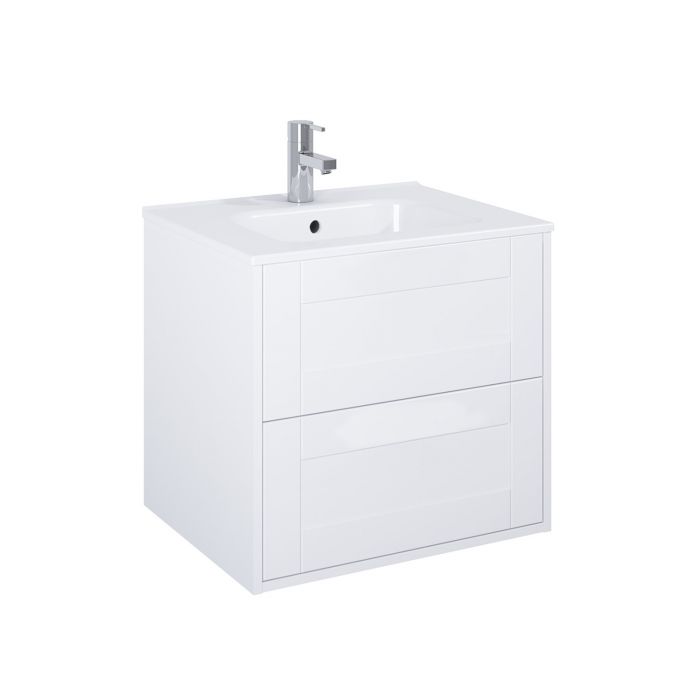 Szafka podumywalkowa wisząca z płyty MDF 600 x 456 x 540 mm white matt 2 drzwiczki ROCA Inge New 60 2S | RE010601075290