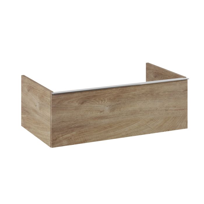 Komoda wisząca dąb 1 szuflada, do kompletowania z uchwytami (sprzedawanymi osobno) ROCA Look 80 1S | RE080803027050