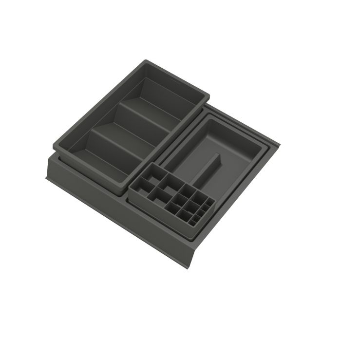 Organizer modułowy 308 x 372 x 90 mm anthracite matt