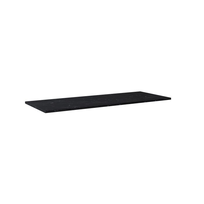 Blat marmurowy 1415 x 494 x 20 mm black matt ROCA MARMUR MARQUINA 140(90+50)/49,4/2 | RE051401047160