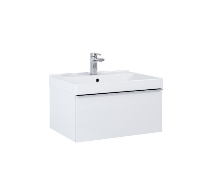 Szafka podumywalkowa 600 x 449 x 281 mm white matt 1 szuflada, do kompletowania z uchwytami (sprzedawanymi osobno) ROCA Look | RE010603025290