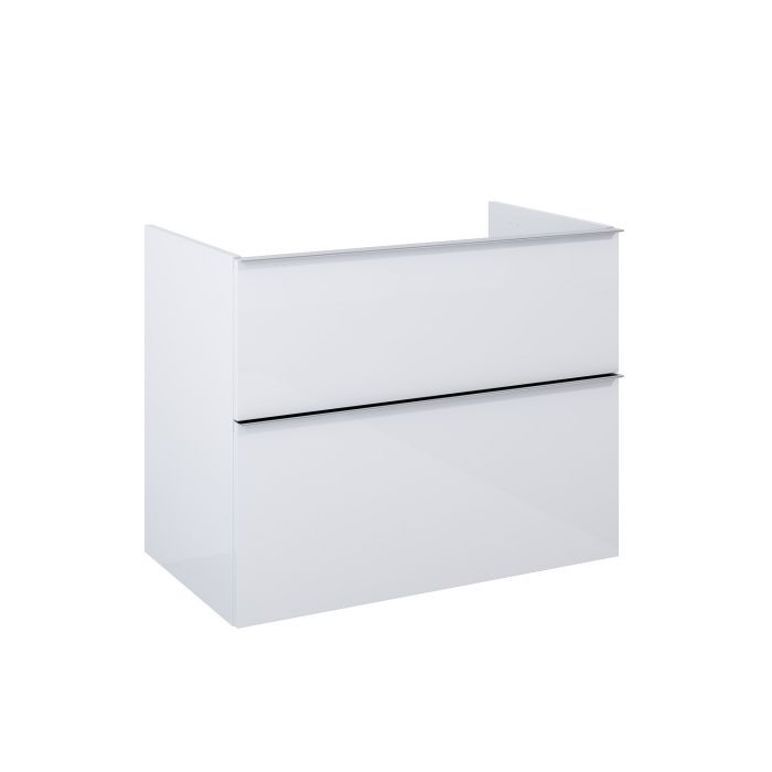 Komoda 800 x 449 x 635 mm white matt 2 szafki, do kompletowania z uchwytami (sprzedawanymi osobno) ROCA Look 80 2S | RE080801025290