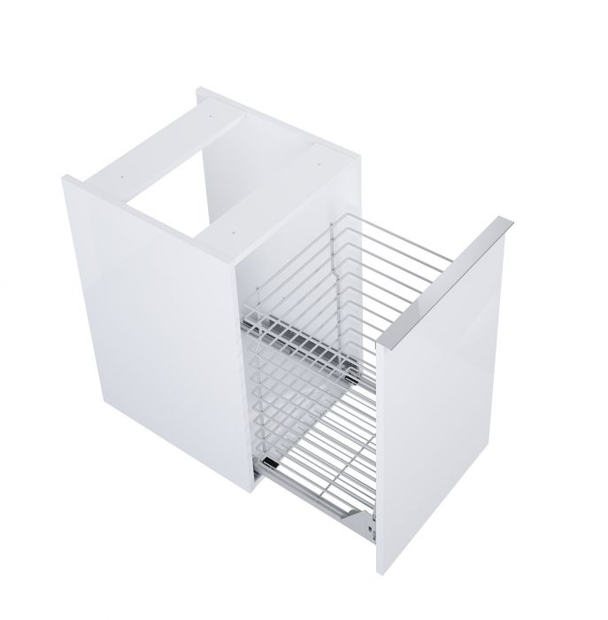 Komoda 400 x 449 x 635 mm white matt , do kompletowania z uchwytami (sprzedawanymi osobno) ROCA Look 40 | RE080402025290