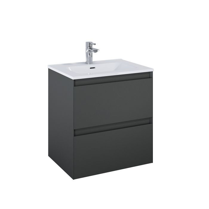 Szafka 600 x 460 x 635 mm anthracite matt z 2 szufladami ROCA Split 60 2S | RE010600056010