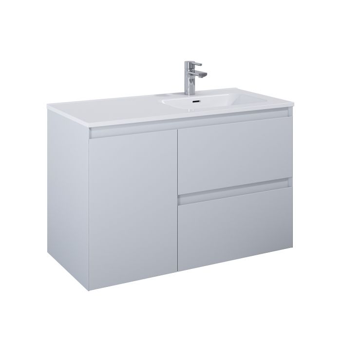 Szafka cargo 1000 x 460 x 635 mm stone matt z 2 szufladami ROCA Split 100 2S | RE011005057040