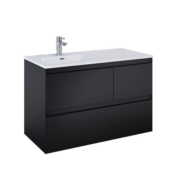 Szafka podumywalkowa 1000 x 460 x 635 mm navy blue matt 3 szuflady ROCA Split 100 3S | RE011006157030