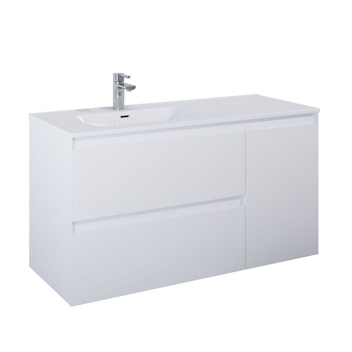Szafka cargo 1200 x 460 x 635 mm white matt z 2 szufladami ROCA Split 120 2S | RE011206255290