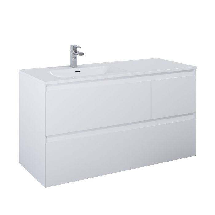 Szafka 1200 x 460 x 635 mm white matt z 3 szufladami ROCA Split 120 3S | RE012006155290