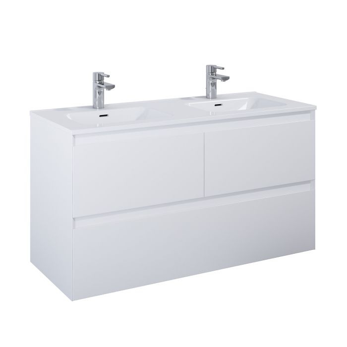Szafka 1200 x 460 x 635 mm white matt z 3 szufladami ROCA Split 120 3S | RE012007155290
