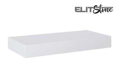 Konsola z marmuru kompaktowego 1008 x 460 x 120 mm white matt ROCA Marmur | RE101000015290