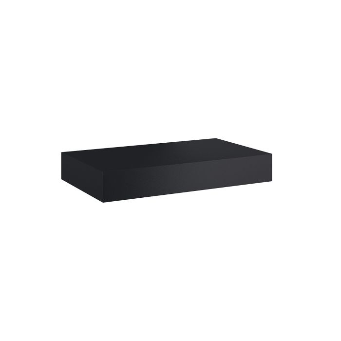 Konsola z marmuru kompaktowego 806 x 460 x 120 mm black matt ROCA Marmur | RE100800017160