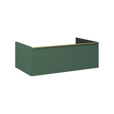 Look komoda 80 1S z 1 szufladą 800 x 449 x 281 mm forest green matt