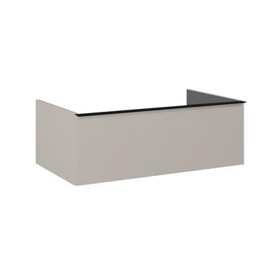 Komoda z płyty laminowanej 800 x 449 x 281 mm fume matt z 1 szufladą ROCA LOOK 80 1S | RE080803027020