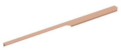 Uchwyt meblowy aluminiowy 598 x 40 x 17 mm rose gold 1 sztuka ROCA Soho | RE120600045450