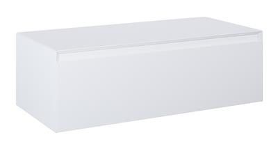 Komoda z blatem, podwieszana z płyty MDF 1000 x 458 x 319 mm white matt z 1 szufladą ROCA SPLIT SLIM 100 1S | RE081004055290