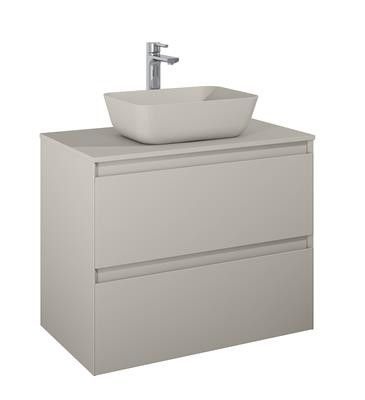 Szafka podwieszana z płyty MDF 800 x 458 x 635 mm fume matt z 2 szufladami ROCA Split 80 2S | RE010800057020 #2