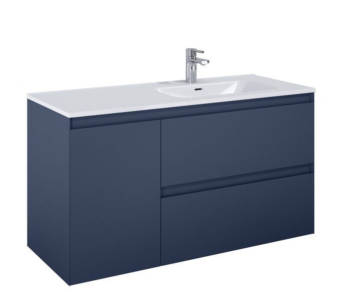 Szafka cargo 1200 x 460 x 635 mm navy blue 2 szuflady ROCA Split 120 2S | RE011205257030
