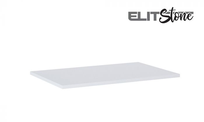 Blat z marmuru kompaktowego 606 x 460 x 15 mm white matt ROCA Marmur | RE050600015290