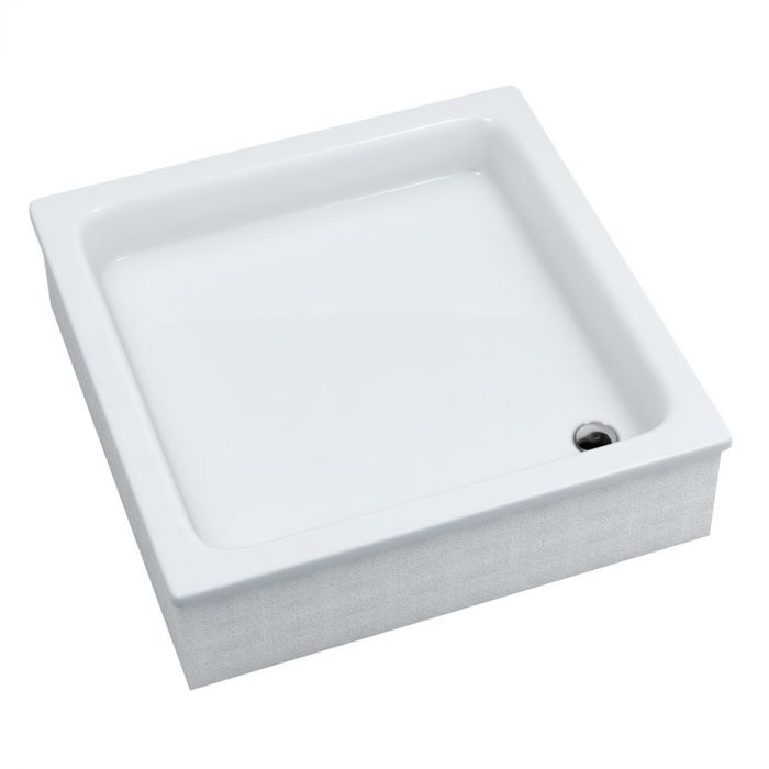 Brodzik akrylowy STABILSOUND kwadratowy 80 x 80 x 26 cm SCHEDPOL GRAWELLO  | 3011