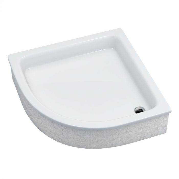 Brodzik akrylowy STABILSOUND półokrągły SCHEDPOL GRAWELLO 800 /10800 /10260 /10cm biały | 3015