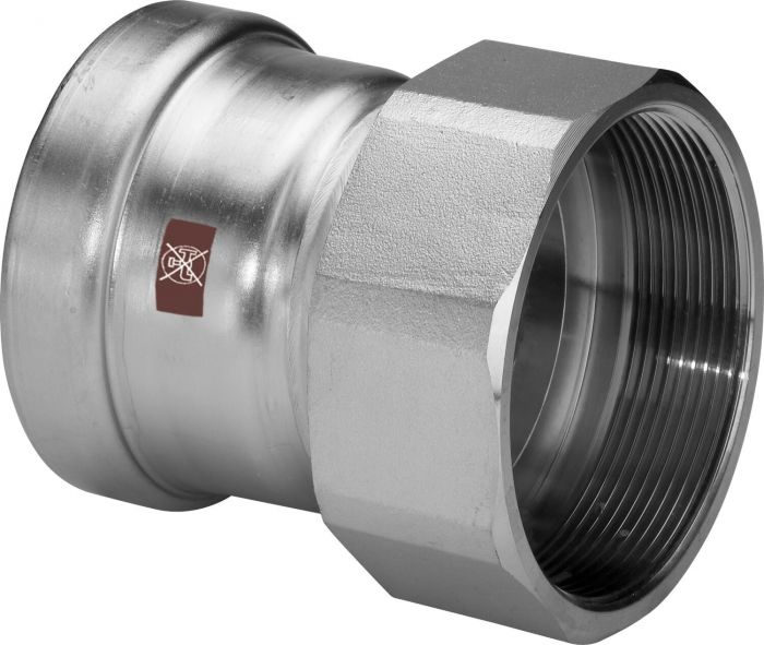 Złączka przejściowa z SC-Contur ze stali nierdzewnej przyłącze zaprasowywane 88,9 mm x 3" GW Temponox 1712XL