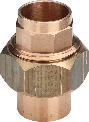 Dwuzłączka przejściowa z brązu przyłącze lutowane GZ 35 mm 94330
