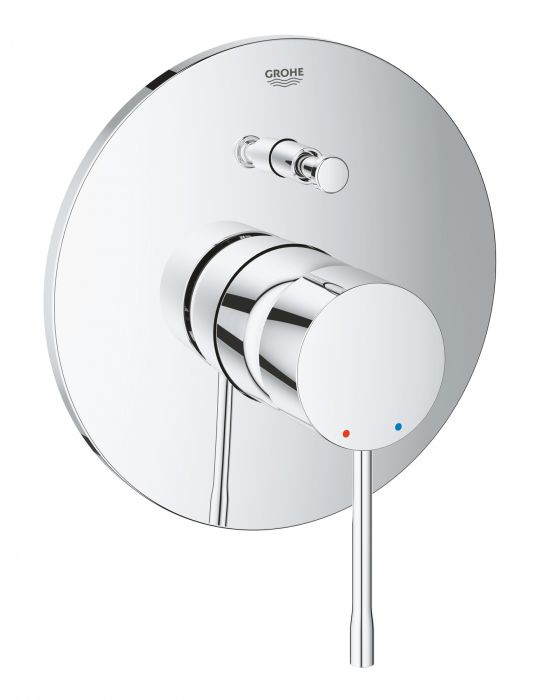 Element natynkowy do skompletowania z elementem podtynkowym GROHE Rapido E (35501000) GROHE Essence 1-uchwytowa do baterii wannowej podtynkowej chrom | 19285001