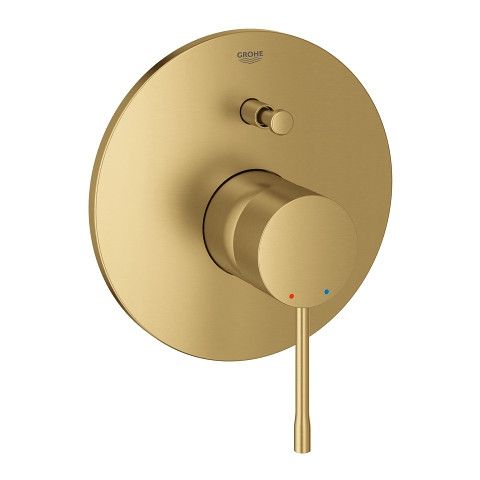 Element natynkowy do skompletowania z elementem podtynkowym GROHE Rapido E (35501000) GROHE Essence 1-uchwytowa do baterii wannowej podtynkowej brushed cool sunrise | 19285GN1