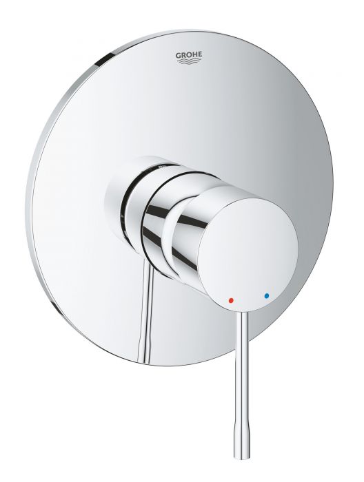 Essence element natynkowy do montażu gotowego z GROHE Rapido E 35501000 1-uchwytowa do baterii prysznicowej podtynkowej do obsługi jednego wyjścia wody średnica 163 mm chrom Long-Life Shine