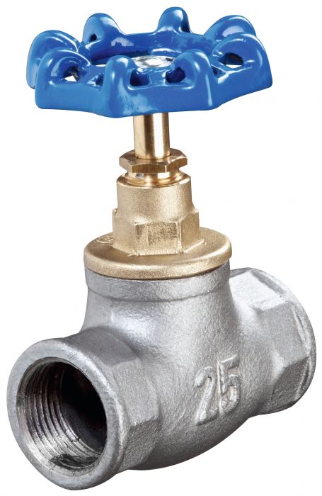 Zawór przepływowy żeliwny 1/2" GW x GW