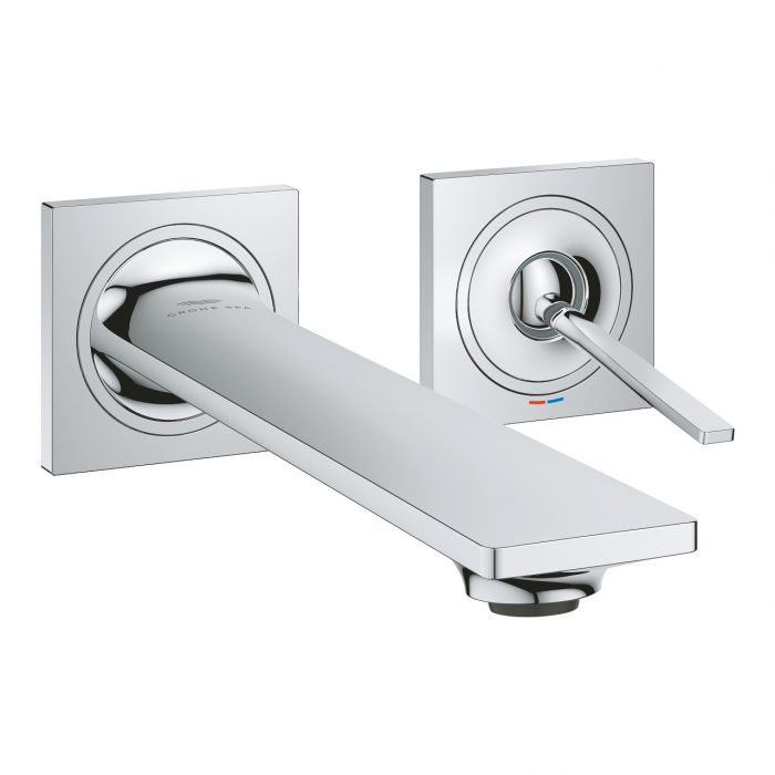 Element natynkowy do montażu z elementem podtynkowym 33769000 GROHE Allure 1-uchwytowa 2-otworowa do baterii umywalkowej podtynkowej mosiężny chrom z wylewką z perlatorem | 19386002