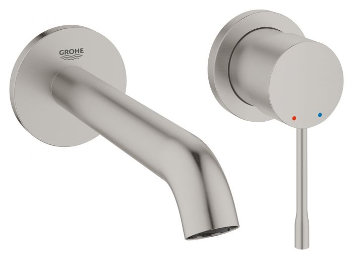 Element natynkowy do montażu gotowego z 23571000 GROHE Essence 1-uchwytowa 2-otworowa do baterii umywalkowej podtynkowej stal nierdzewna | 19408DC1