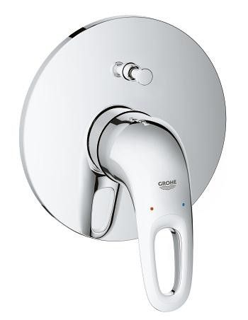 Element natynkowy do montażu z elementem podtynkowym 35501000 GROHE Eurostyle 1-uchwytowa do baterii wannowej podtynkowej chrom  | 19506003