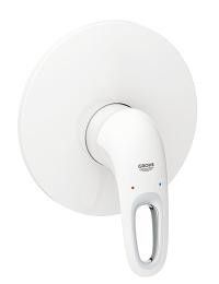Element natynkowy do montażu z elementem podtynkowym Rapido E 35501000 GROHE Eurostyle 1-uchwytowa do baterii prysznicowej podtynkowej moon white/chrom | 19507LS3