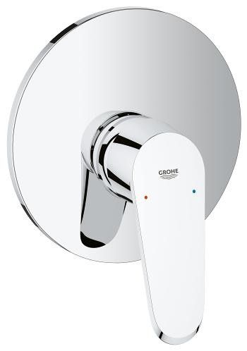 Eurodisc Cosmopolitan element natynkowy do montażu gotowego z GROHE Rapido E 35501000 1-uchwytowa do baterii prysznicowej podtynkowej do obsługi jednego wyjścia wody d163 chrom Long-Life Shine