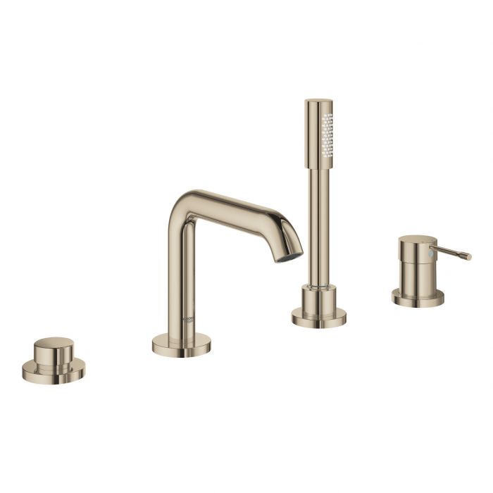 Bateria wannowa stojąca GROHE Essence 1-uchwytowa 4-otworowa polished nickel | 19578BE1