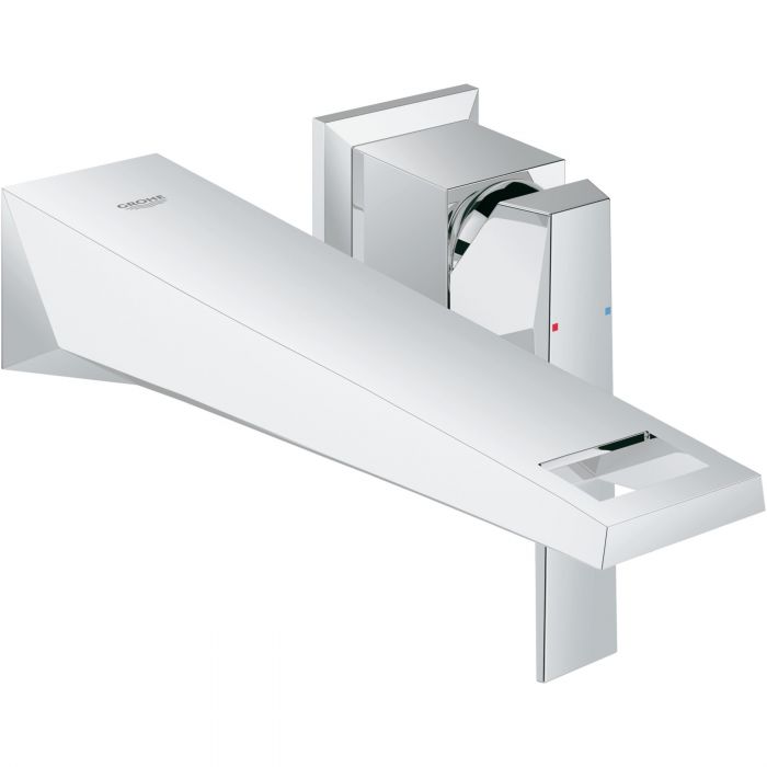 Element natynkowy do montażu gotowego z 23200000 GROHE POLSKA Allure Brilliant 1-uchwytowa 2-otworowa do baterii umywalkowej podtynkowej mosiężny chrom z wylewką ze zintegrowanym perlatorem | 19783000