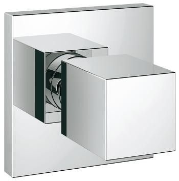 Element natynkowy GROHE Eurocube do zaworów podtynkowych, 1/2", 3/4", 1" chrom | 19910000