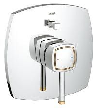 Element natynkowy do montażu gotowego z GROHE Rapido E35501000 GROHE Grandera 1-uchwytowa do baterii wannowej podtynkowej chrom/złoty | 19920IG0