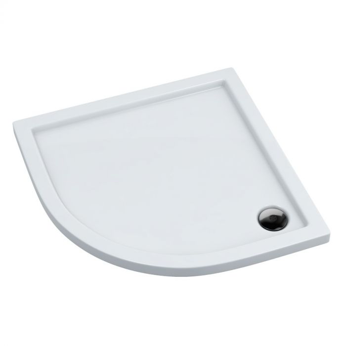 Brodzik akrylowy STANDARD PLUS półokrągły SCHEDPOL CASPAR 900 /10900 /1050 /10cm biały | 3264