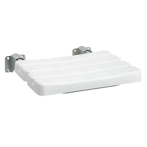 Siedzisko prysznicowe składane AQUAROTTER CONTINA CNTX400A stal szlachetna 484 x 115 x 526 mm białe | 2000057738