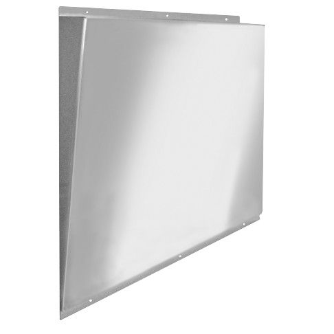 Lustro montaż natynkowy AQUAROTTER CONTINA CHRH501 stal szlachetna 460 × 531 × 62 mm srebrne wysoki połysk | 2000103195