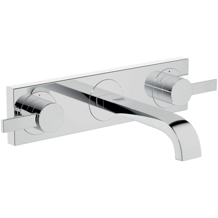 Element natynkowy do montażu z elementem podtynkowym 29025002 GROHE Allure 2-uchwytowa 3-otworowa do baterii umywalkowej podtynkowej mosiężny chrom  | 20189000