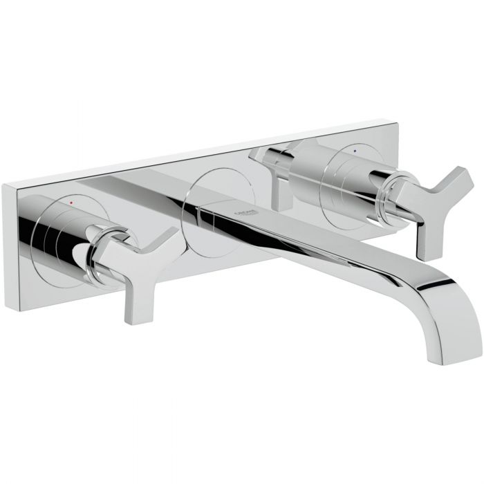 Element natynkowy do montażu z elementem podtynkowym 32706000 GROHE POLSKA Allure 2-uchwytowa 3-otworowa do baterii umywalkowej podtynkowej mosiężny chrom | 20192000
