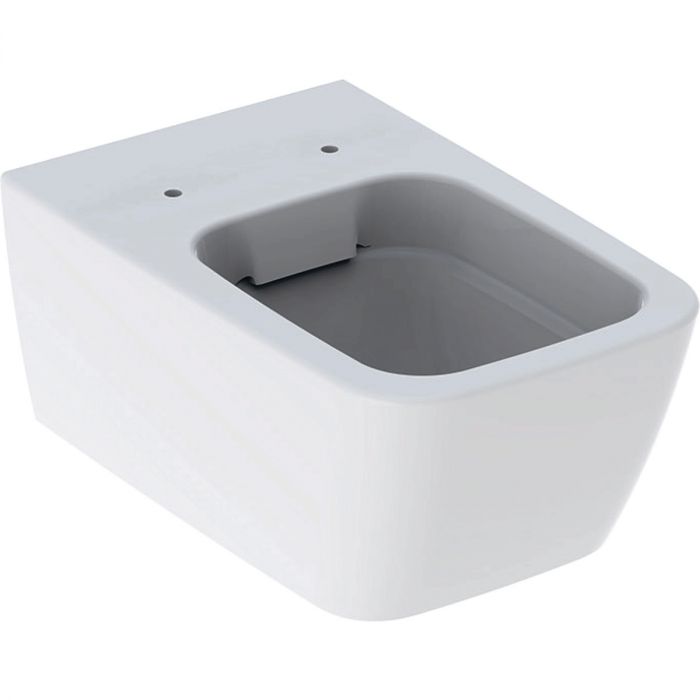 ICon Square miska WC ceramiczna wisząca Rimfree z ukrytymi mocowaniami 35 x 54 x 33 cm biała