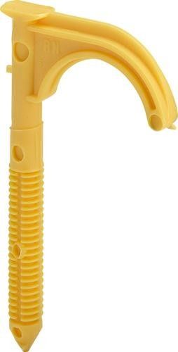 Obejma do rur nylonowa pojedyncza wbijana Pexfit Pro 2035.5 żółta d16/20 x 8 x 60 mm