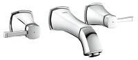 Element natynkowy do montażu gotowego z 29025002 GROHE Grandera 2-uchwytowa 3-otworowa do baterii umywalkowej podtynkowej DN 15 chrom | 20414000