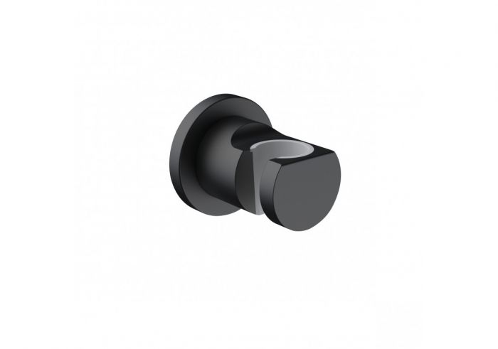 Uchwyt natryskowy KLUDI NOVA FONTE Puristic 58 x 62 mm czarny mat  | 205523915