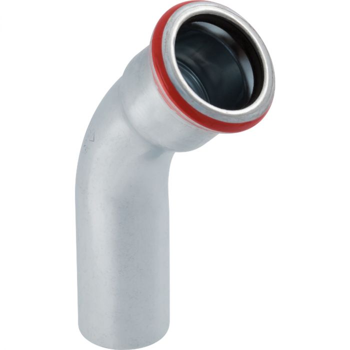 Kolano 45° jednokielichowe stal niestopowa 28 mm Mapress C-Stahl