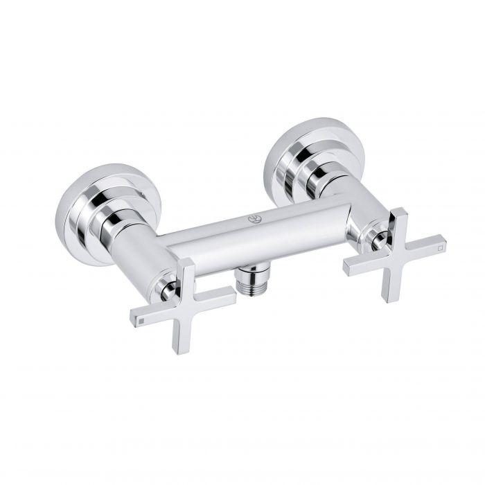 Bateria ścienna KLUDI NOVA FONTE Classic 2-uchwytowa 2-otworowa DN 15 chrom | 207100520